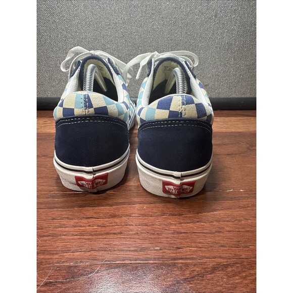 Vans Old Skool Checkerboard Sk8 Women\'s Size 10.5 Men\'s Sz 9Sneakers Blue White main image 8